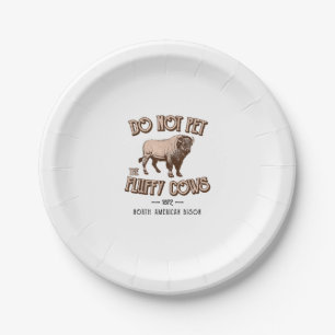 Assiettes En Carton Ne pas familiariser avec les vaches de bouffée Ame