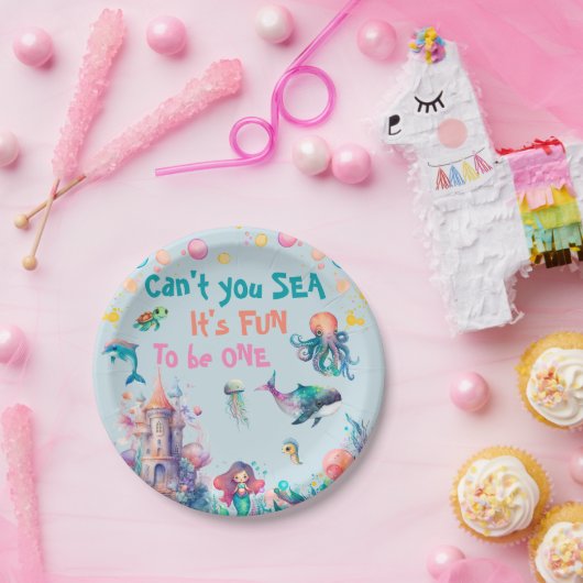 Assiettes En Carton Ne pouvez-vous pas mer C'est amusant d'être un (Fête)
