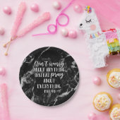 Assiettes En Carton Ne vous inquiétez pas prient le chrétien (Fête)