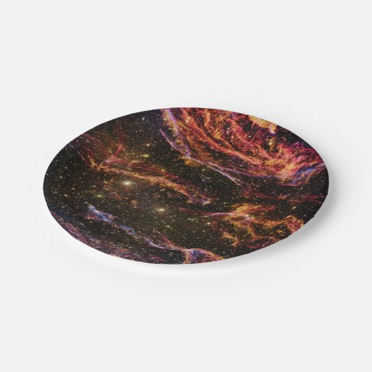 Assiettes En Carton Nebula Boucle Cygnus (Angle)