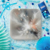 Assiettes En Carton Nebula céleste Abstraite (Fête)