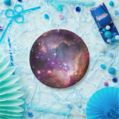 Assiettes En Carton Nebulae violette de l'espace extra-atmosphérique g (Fête)