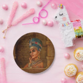 Assiettes En Carton Nefertiti - Neferneferuaten la reine égyptienne (Fête)