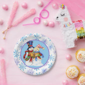 Assiettes En Carton Neige hivernale (Fête)