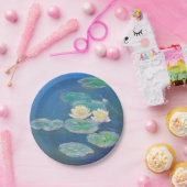 Assiettes En Carton Nénuphars, même l'effet par Monet (Fête)