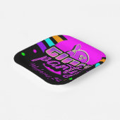 Assiettes En Carton Neon Bowling Party Bash fête d'anniversaire (Angulaire)