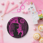 Assiettes En Carton Neon Dread Protocol (Fête)