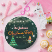 Assiettes En Carton Neon Fête Noël (Fête)