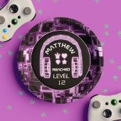 Assiettes En Carton Neon Level Up Jeu Enfant Garçon Joueur Anniversair
