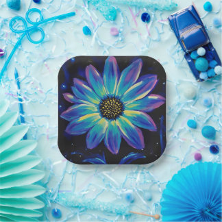 Assiettes En Carton NeonWildFlower