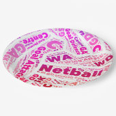 Assiettes En Carton Net-ball orienté de sport (Angle)