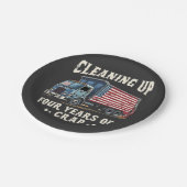 Assiettes En Carton Nettoyer vos 4 ans Trump Garbage Inaguration (Angle)