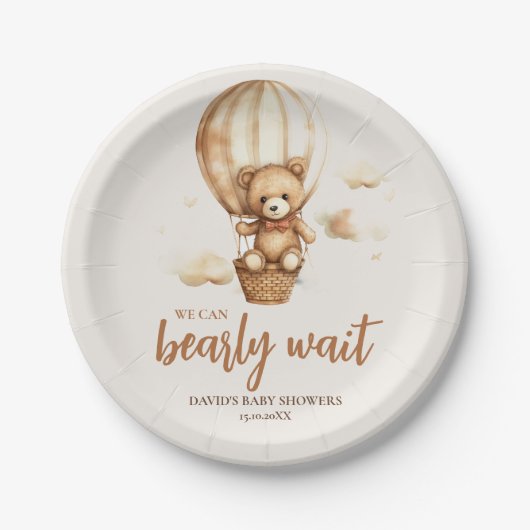 Assiettes En Carton Neutre, on peut attendre presque (Devant)