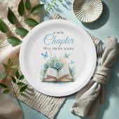 Assiettes En Carton New Chapter Begin Blue Boy Brunch Book Baby Shower