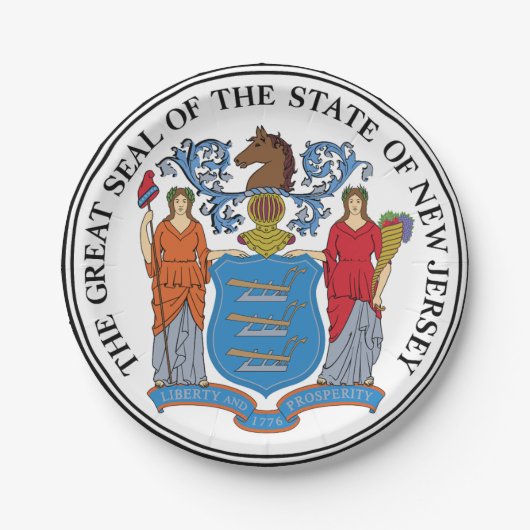 Assiettes En Carton New Jersey (Devant)