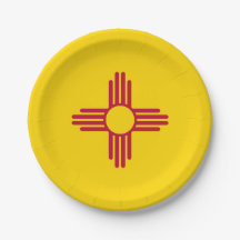 New Mexico State Flag Zia Symbol Party