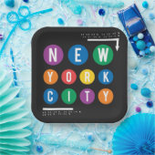 Assiettes En Carton New York (Fête)