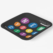 Assiettes En Carton New York (Angulaire)