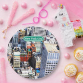 Assiettes En Carton New York City coloré moderne (Fête)