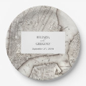 Assiettes En Carton New York City Destination Mariage NYC (Devant)
