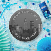 Assiettes En Carton New York City Manhattan Empire State Building (Fête)