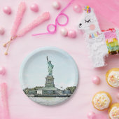 Assiettes En Carton New York - Statue de la Liberté (Fête)