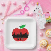 Assiettes En Carton New York The Big Apple - New York State (Fête)