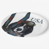 ASSIETTES EN CARTON NEWFOUNDLAND DOG  (Angle)