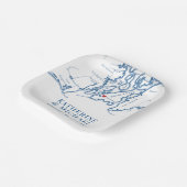 Assiettes En Carton Newport RI Mariage Engagement Party (Angulaire)