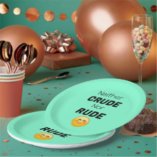 Assiettes En Carton Ni Plaque De Papier Crude Ni Rude