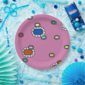 Assiettes En Carton nice flowers (Fête)