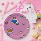 Assiettes En Carton nice flowers (Fête)