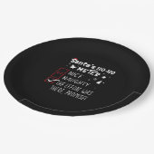 Assiettes En Carton Nice Naughty The Was There Promise Christmas (Angle)
