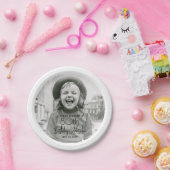 Assiettes En Carton N'IMPORTE QUEL Anniversaire Chic Style Typographie (Fête)