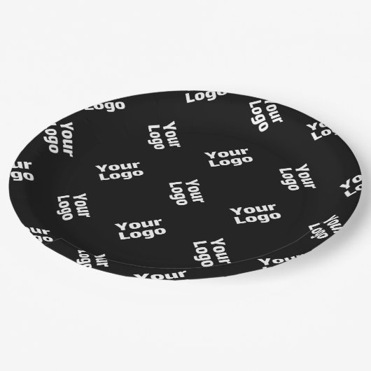 Assiettes En Carton N'importe quel logo ou image téléchargée | Motif d (Angle)