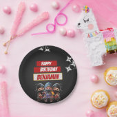 Assiettes En Carton Ninja (Fête)