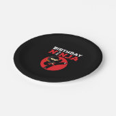 Assiettes En Carton Ninja Birthday Party Theme (Angle)