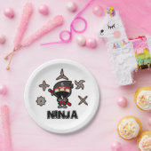 Assiettes En Carton Ninja Boy (Fête)