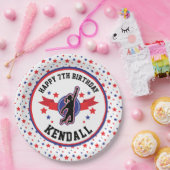 Assiettes En Carton Ninja Filles guerrières fête d'anniversaire (Fête)