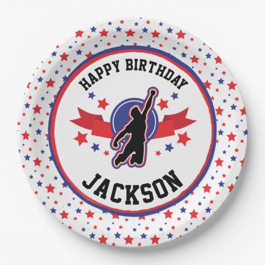 Assiettes En Carton Ninja Warrior Boys Party (Devant)