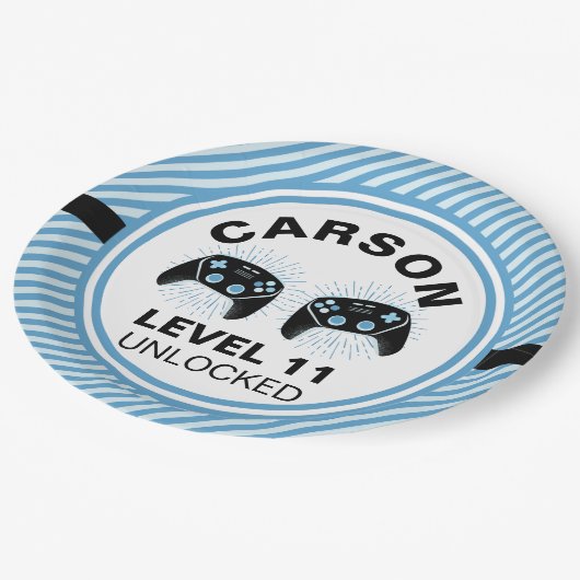 Assiettes En Carton Niveau vers le haut Jeu Personnalisé Jeu d'anniver (Angle)