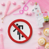 Assiettes En Carton NO Ball Games ⚠ Thai Park ⚠ (Fête)