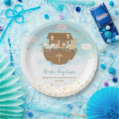 Assiettes En Carton Noah's Ark Cute Animaux Garçon Baptême Christening (Fête)