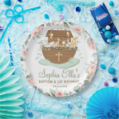 Assiettes En Carton Noah's Ark Floral Baptême de Noël Anniversaire (Fête)