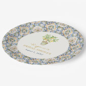 Assiettes En Carton Noce Italienne (Angle)