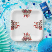 Assiettes En Carton Noël (Fête)
