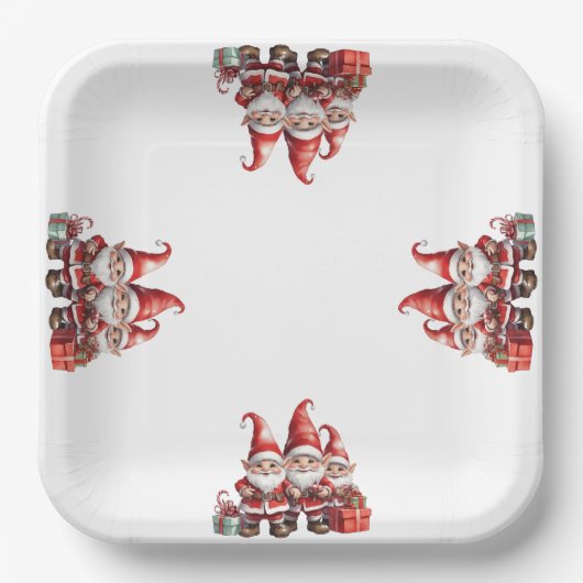 Assiettes En Carton Noël (Recto)