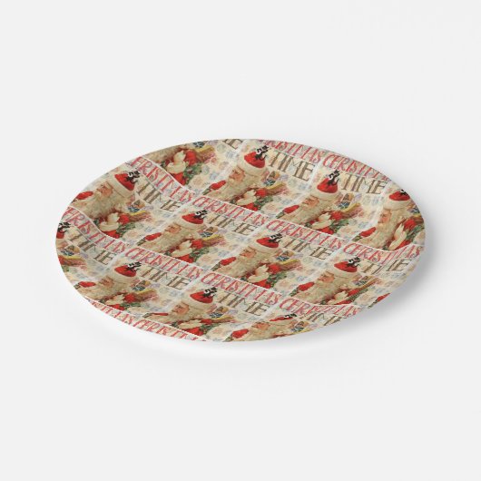 Assiettes En Carton Noël (Angle)