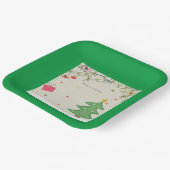 Assiettes En Carton Noël (Angulaire)