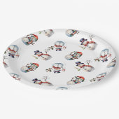 Assiettes En Carton Noël (Angle)